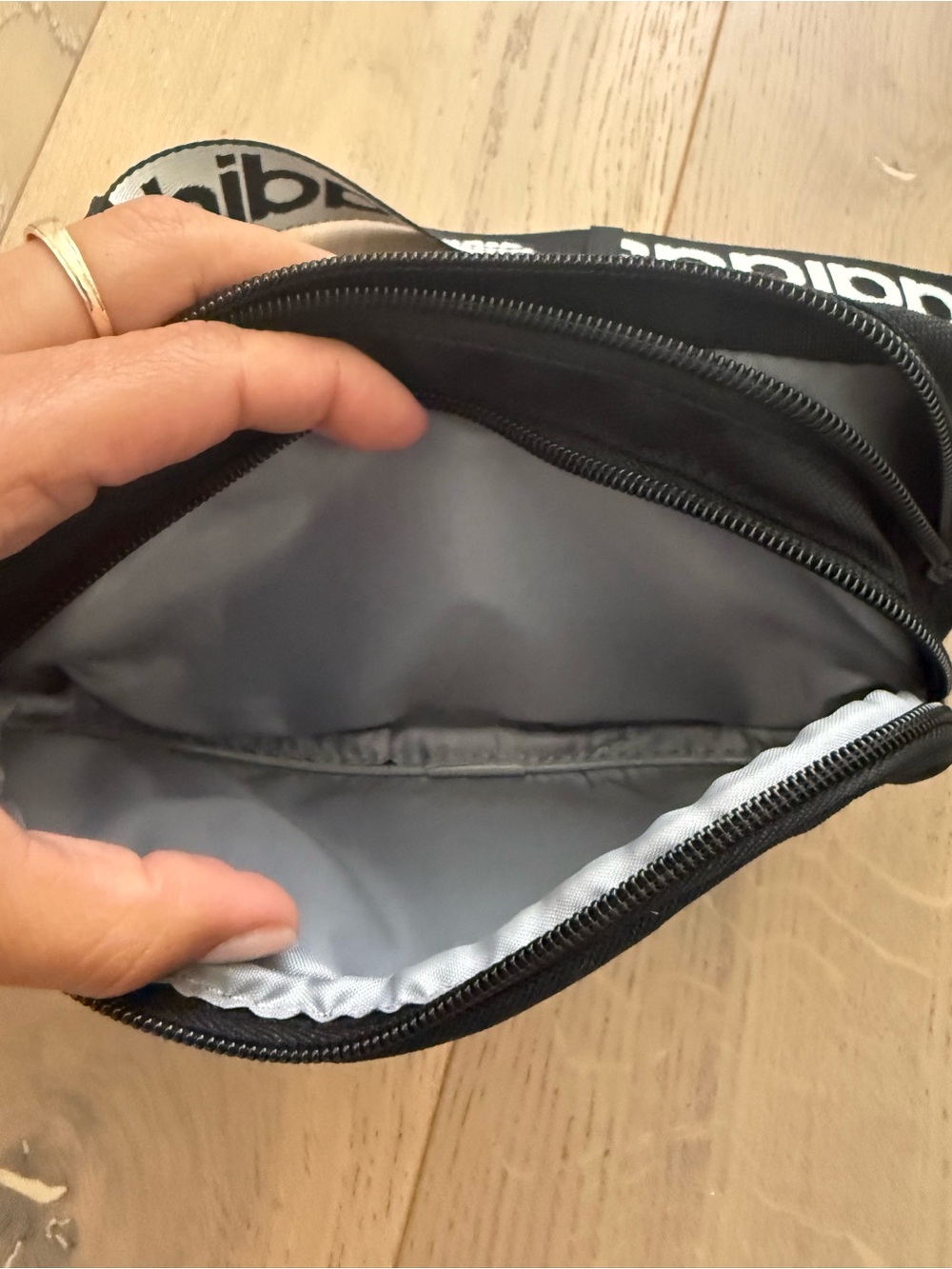 adidas Originals adicolor bumbag in black with branded strap - Picture 8 of 9